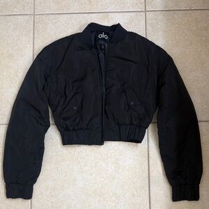 ALO Yoga Dark Bomber Jacket for Women